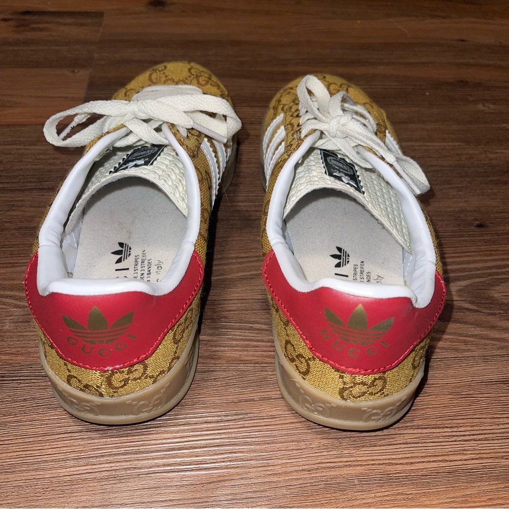 Gucci Adidas Brown and Red Sneakers - Picture 12 of 13